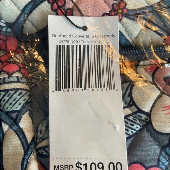 VERA BRADLEY Go Ahead Convertible Crossbody - TROPICAL EVENING - Picture 6 of 6